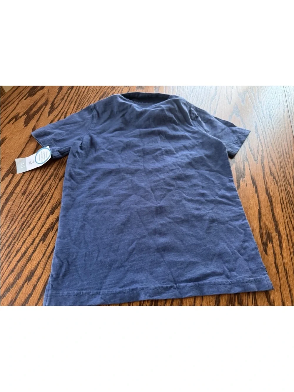 NWT Boys Size 4/5 Carters Blue Uniform Short Sleeve Polo Chest Pocket navy